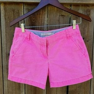 J Crew neon pink shorts size 0